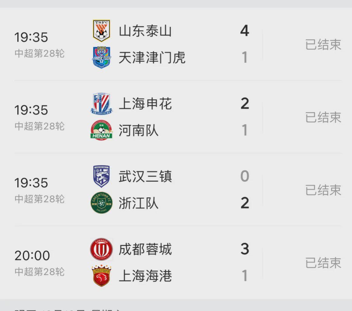 八戒体育-乱！乱！中超：榜首再次易主，国安+海港均2-1逆转，申花跌至第2(中超海港对国安)